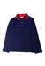 A Navy Long Sleeve Polos from Gucci in size 6T for boy. (Front View)