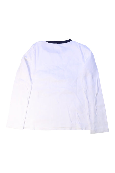 A White Long Sleeve T Shirts from Petit Bateau in size 8Y for boy. (Back View)