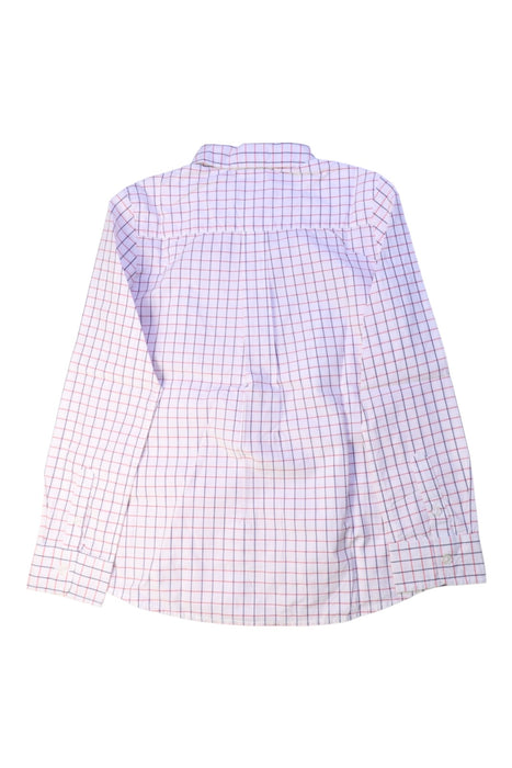 A White Long Sleeve Shirts from Jacadi in size 8Y for boy. (Back View)
