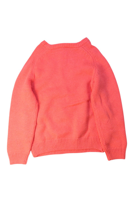 A Orange Knit Sweaters from Jacadi in size 6T for girl. (Back View)