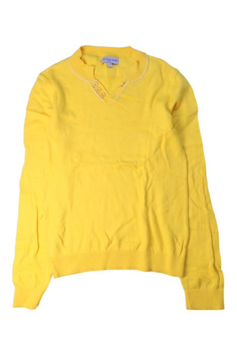 A Yellow Long Sleeve Tops from Bleu Comme Gris in size 7Y for boy. (Front View)