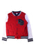 A Red Lightweight Jackets from Petit Bateau in size 8Y for boy. (Front View)