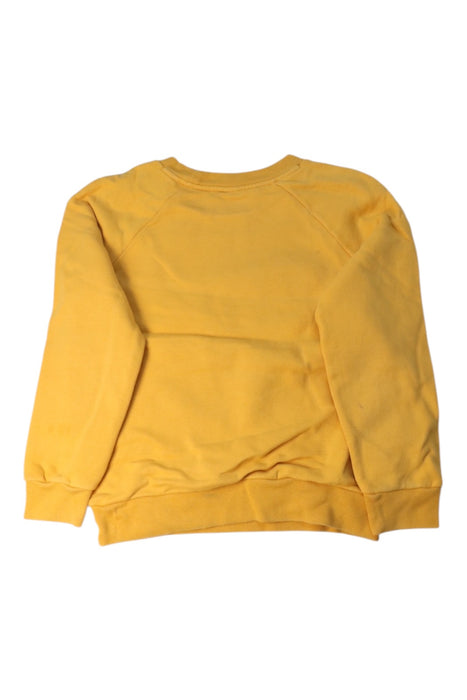 A Yellow Crewneck Sweatshirts from Petit Bateau in size 8Y for boy. (Back View)
