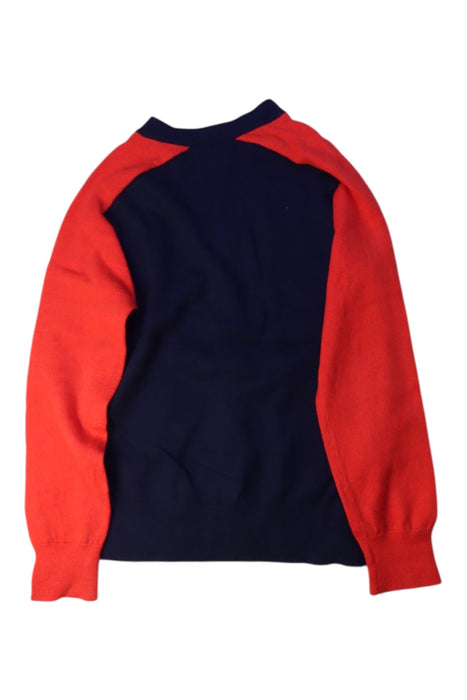 A Red Cardigans from Jacadi in size 8Y for boy. (Back View)
