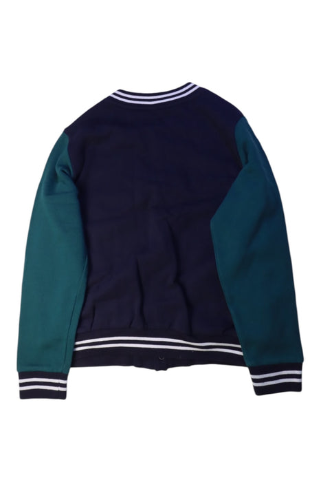 A Navy Lightweight Jackets from Petit Bateau in size 10Y for boy. (Back View)