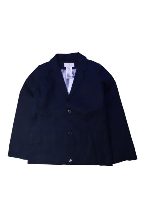 A Navy Suits from Jacadi in size 10Y for boy. (Front View)