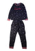 A Black Pyjama Sets from Petit Bateau in size 10Y for boy. (Front View)