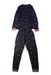 A Black Pyjama Sets from Petit Bateau in size 10Y for boy. (Back View)