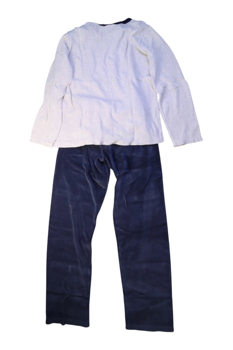 A White Pyjama Sets from Petit Bateau in size 12Y for boy. (Back View)