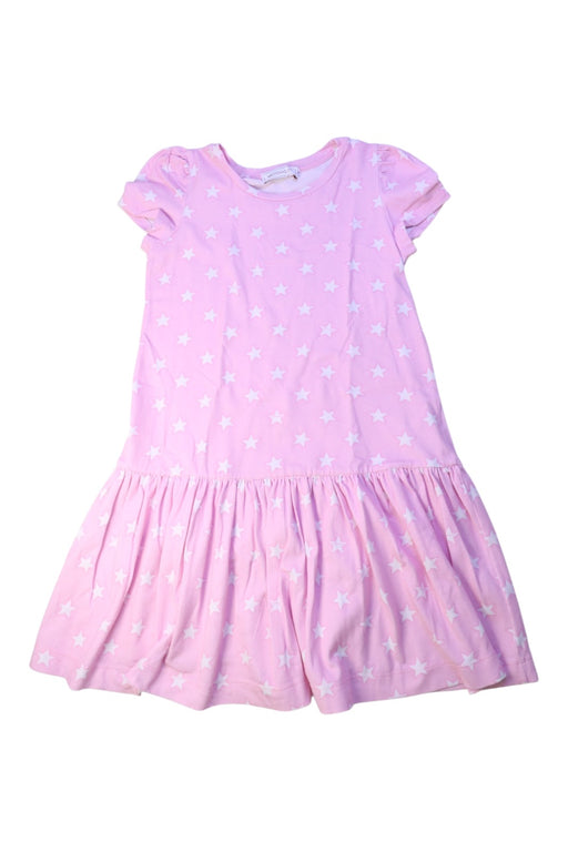 A Pink Short Sleeve Dresses from Monnalisa in size 8Y for girl. (Front View)