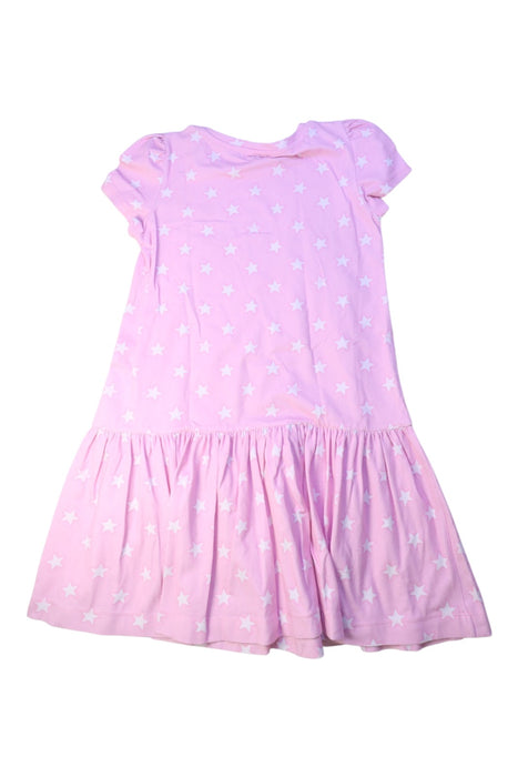A Pink Short Sleeve Dresses from Monnalisa in size 8Y for girl. (Back View)