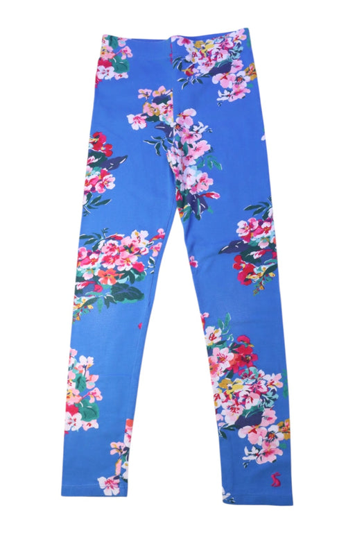 A Blue Leggings from Joules in size 8Y for girl. (Front View)