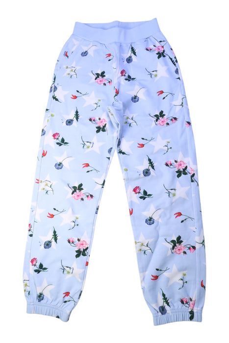 A Blue Casual Pants from Monnalisa in size 8Y for girl. (Front View)