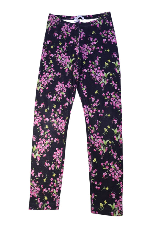 A Black Leggings from Monnalisa in size 11Y for girl. (Front View)