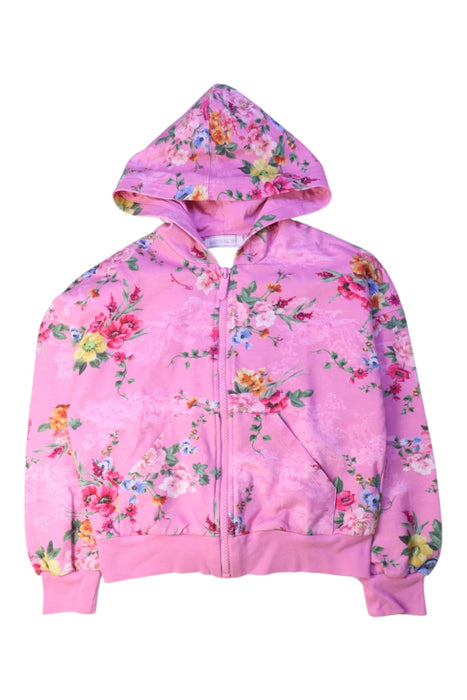 A Pink Lightweight Jackets from Monnalisa in size 9Y for girl. (Front View)