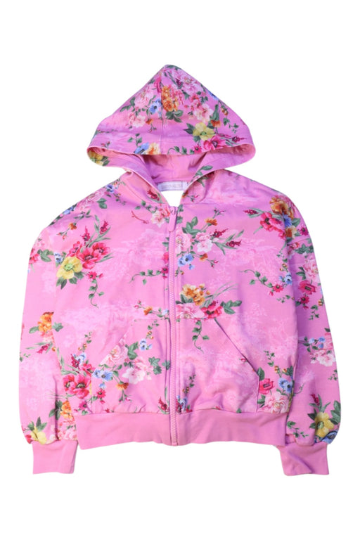 A Pink Lightweight Jackets from Monnalisa in size 9Y for girl. (Front View)