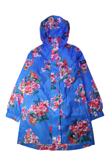 A Blue Coats from Joules in size 8Y for girl. (Front View)