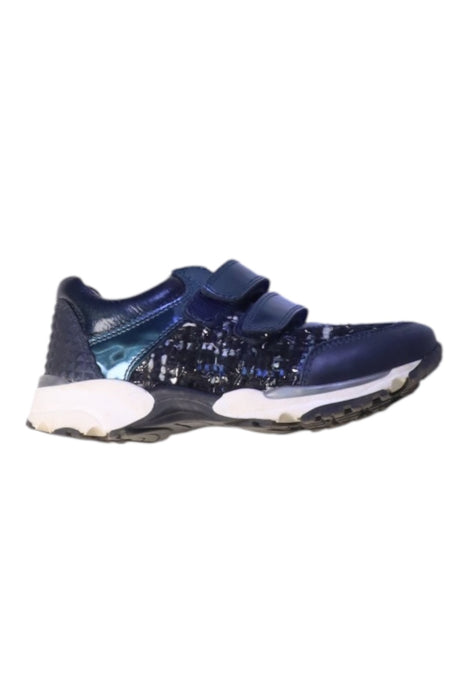 A Blue Sneakers from MiMiSol in size 6T for girl. (Front View)