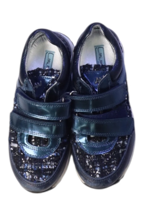 A Blue Sneakers from MiMiSol in size 6T for girl. (Back View)