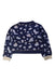 A Blue Crewneck Sweatshirts from Petit Bateau in size 3T for girl. (Back View)