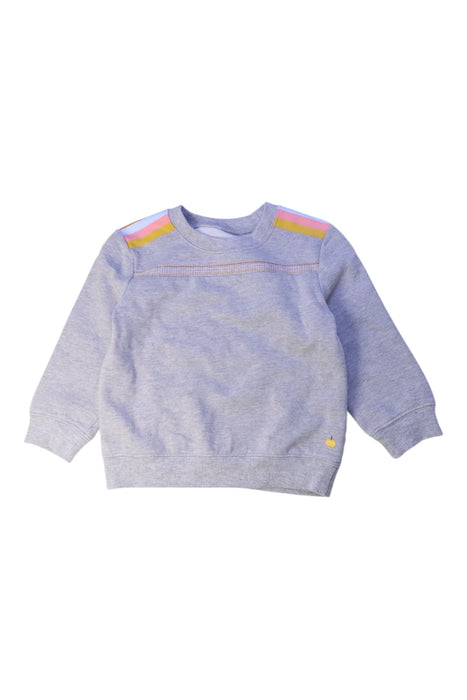 A Grey Crewneck Sweatshirts from The Bonnie Mob in size 2T for girl. (Front View)