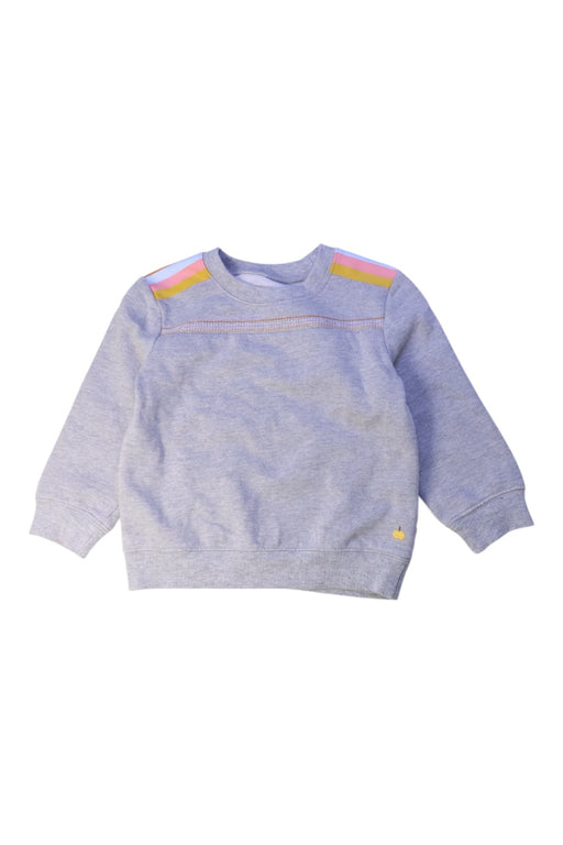 A Grey Crewneck Sweatshirts from The Bonnie Mob in size 2T for girl. (Front View)