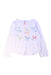 A White Long Sleeve Tops from Petit Bateau in size 4T for girl. (Front View)
