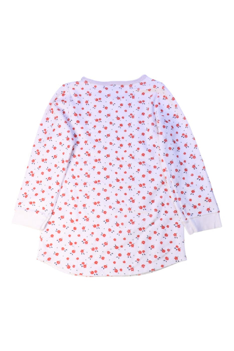A Red Long Sleeve Tops from Petit Bateau in size 4T for girl. (Back View)