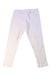 A White Leggings from Petit Bateau in size 4T for girl. (Front View)