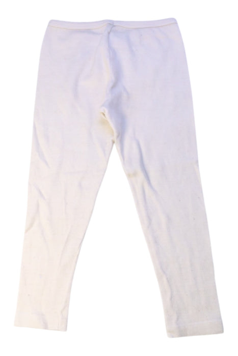 A White Leggings from Petit Bateau in size 4T for girl. (Back View)