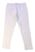 A White Leggings from Petit Bateau in size 4T for girl. (Back View)