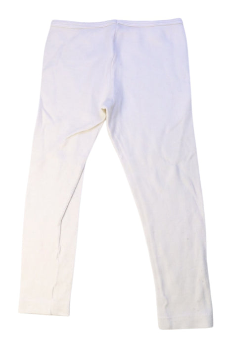 A White Leggings from Petit Bateau in size 4T for neutral. (Back View)