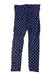 A Navy Leggings from Petit Bateau in size 3T for girl. (Front View)