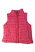 A Pink Outerwear Vests from Petit Bateau in size 4T for girl. (Front View)