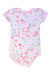 A Pink Short Sleeve Bodysuits from Petit Bateau in size 3T for girl. (Back View)