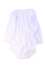 A White Long Sleeve Bodysuits from Petit Bateau in size 3T for girl. (Back View)