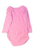 A Pink Long Sleeve Bodysuits from Petit Bateau in size 3T for girl. (Back View)