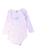 A White Long Sleeve Bodysuits from Petit Bateau in size 3T for girl. (Front View)