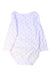 A White Long Sleeve Bodysuits from Petit Bateau in size 3T for girl. (Back View)
