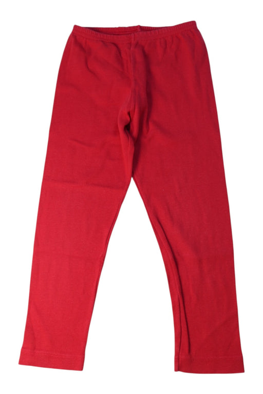 A Red Leggings from Petit Bateau in size 3T for girl. (Front View)