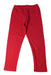 A Red Leggings from Petit Bateau in size 3T for girl. (Front View)