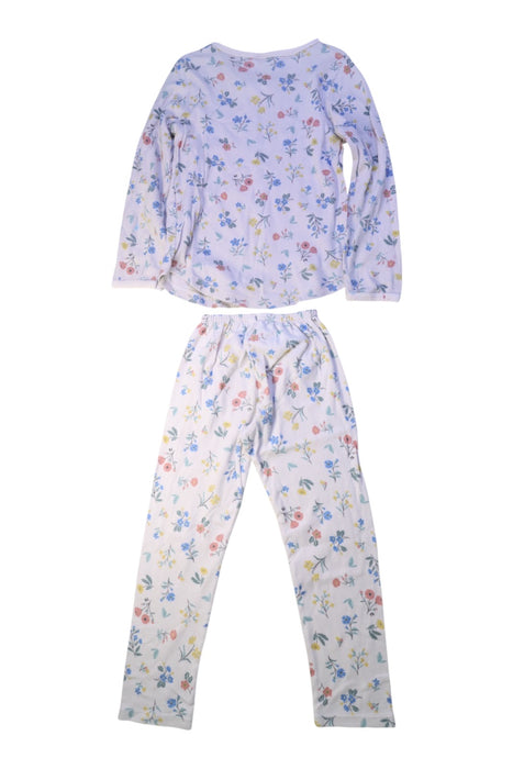 A White Pyjama Sets from Petit Bateau in size 4T for girl. (Back View)