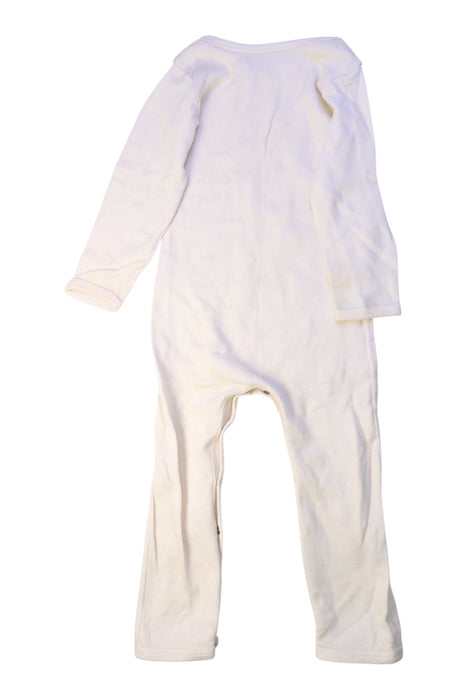 A White Long Sleeve Jumpsuits from Petit Bateau in size 3T for boy. (Back View)