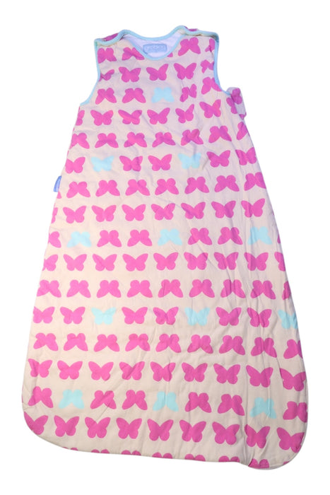 A Pink Sleepsacs from The Gro Company in size 6-12M for girl. (Front View)