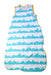 A Blue Sleepsacs from The Gro Company in size 6-12M for neutral. (Front View)