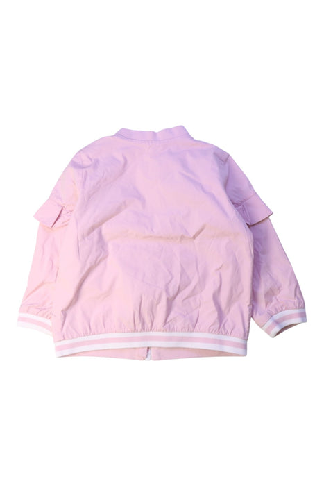 A Pink Lightweight Jackets from Kingkow in size 18-24M for girl. (Back View)