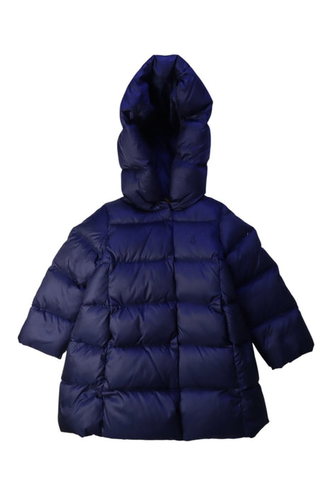 A Navy Puffer/Quilted Coats & Outerwear from Polo Ralph Lauren in size 2T for girl. (Front View)