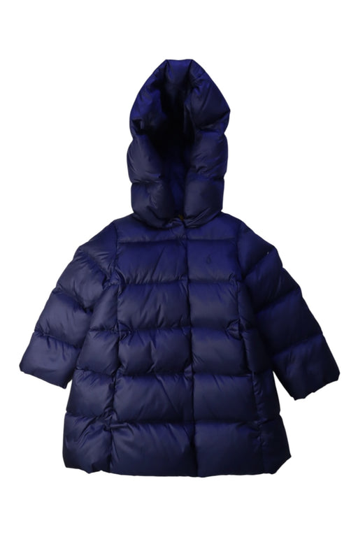 A Navy Puffer/Quilted Coats & Outerwear from Polo Ralph Lauren in size 2T for girl. (Front View)