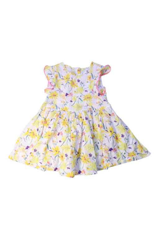 A Multicolour Sleeveless Dresses from Petit Bateau in size 3T for girl. (Front View)