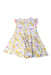 A Multicolour Sleeveless Dresses from Petit Bateau in size 3T for girl. (Back View)